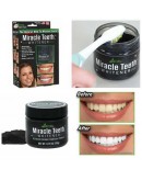 Кокосов въглен за избелване на зъби Miracle Teeth, Natural, 20 грама